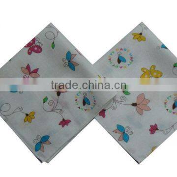 customized wholesale cotton newborn handkerchief