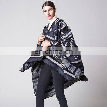 Puzzle Cloak Fashion Thickening Lengthened Warm Shawl photo-4