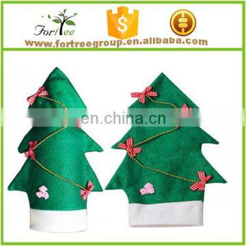 promotional hot sale christmas wine bottle cover case decoration