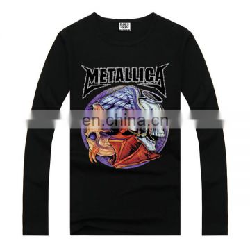 Metallica men casual long sleeve shirt,rock t shirt