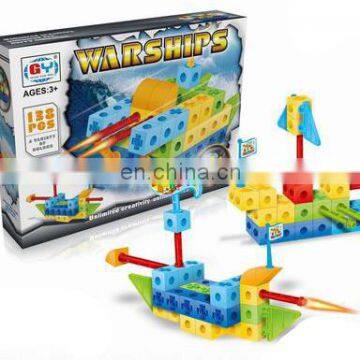 2014 educational toys plastic fighter building block