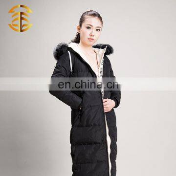 Wholesale China Long Style Women Outdoor Quilted Lady Down Jacket photo-3