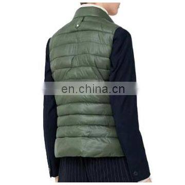 Chinese Manufacturer 100% Polyester Women Padded Vest For Sale photo-4