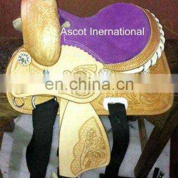 Hand Carved Western Horse Saddle