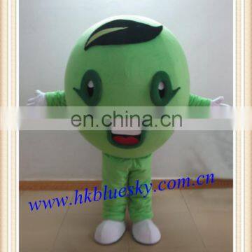 Adult Pea Mascot Costume Beans Costume for sale