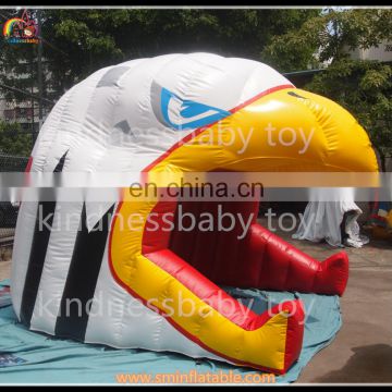 High quality inflatable eagle tunnel, inflatable mascot eagle tent for outdoor