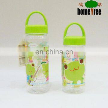 Safety Baby 400ML Clear Plastic Drinking Water Bottle Wholesale With Handle shaker Water Drinking Bottle