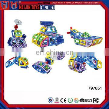 2017 Newest toys plastic magnetic building blocks for kids