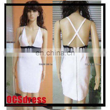 New Fashion Party Dresses Backless Woman Casual Club Long Dress YH9009