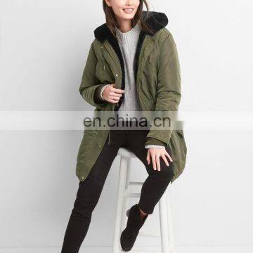 Cold Weather Clothing Woman Fashion Jacket Thicken Windbreaker photo-5