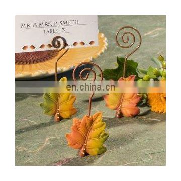 Autumn Leaf Wire Place Card Holders