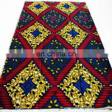 Wholesale African Wax Print Hitarget Fabric African Lace Fabric for Garment Wax Block Print Fabric