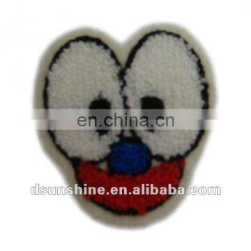 Chenille garment badge