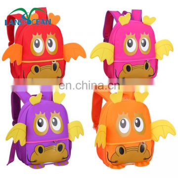 Kids cartoon backpack,dragon backpacks,kids picnic backpack