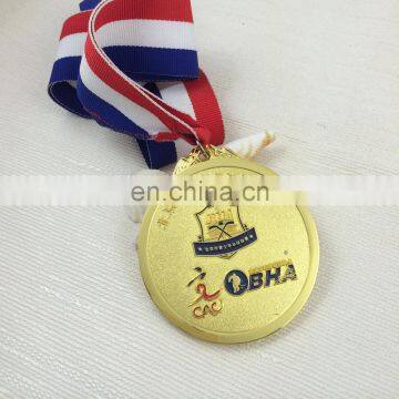 Factory custom design gold sports medal with your own logo