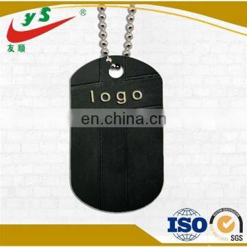 customized casting embossed metal tag name badge