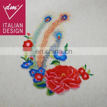 Beautiful rich multicolored decorations applique embriodery patch