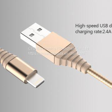 MFi-certified USB to Lightning Cable in Gold, Suitable for IPhone photo-4