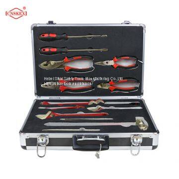 Non Sparking Be-Cu Al-Cu Hand Tools Set 15pcs