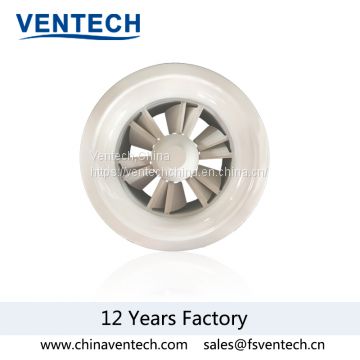 HAVC adjustable aluminum round swirl air diffuser