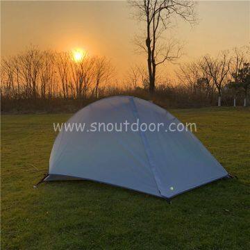 1 Person Tent 1.4kg One Man Ultralight Hiking Equipment Waterproof SNZP015 Single People Double Layers Tents Outdoor Camping photo-2