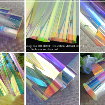 BT201 Colored Glass Film Discoloration Transparent Rainbow Film photo-3