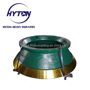 high manganese castings crusher replacement parts concave suit  metso nordberg cone crusher