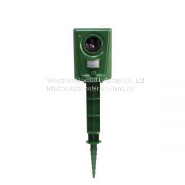 Outdoor Battery Energy Ultrasonic Animal Repeller Mole Cat Dog Repeller photo-2