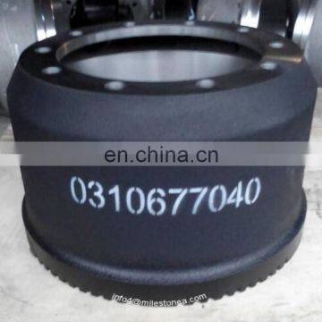 Brake drum 0310677040 old type for heavy truck