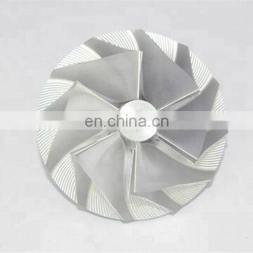 T04E 443844-0003 51.70/74.99mm 6+6 blades turbocharger billet/milling/aluminum 2618 compressor wheel for 452049-0001