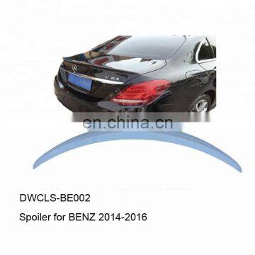 Hot sale car  spoiler for Benz C180/200/260/W205  2014-2016