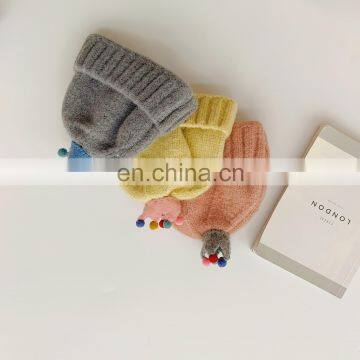 6129/Hot Selling Colorful Cute Kids Winter Warm Hat China Manufacturer Thermal Girls Hats