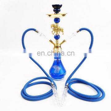 HQP-SY13 HongQiang Arab Hookah Set Wholesale Finished Product Customization Shisha Hookah Glass Hookah Shisha Two Pipes photo-4