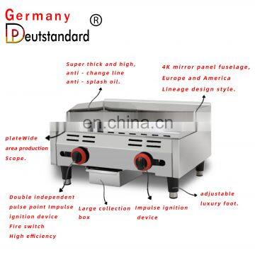 Commercial Restaurant Kitchen Stainless Steel Flat Plate Gas Grill Griddle photo-3