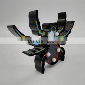 Custom Battery Operated Spider Shaped Table/Wall Lamp Night Light Marquee Lights For Halloween Decoration