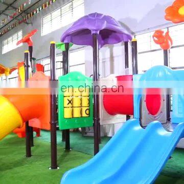 Kindergarden toddler playground used kids outdoor playground tube slide equipment for sale JMQ-18158F