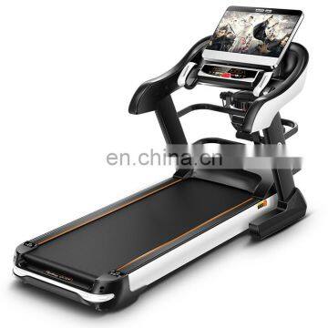 YPOO OEM Fitness Running Machine Factory Hot Selling Gym Home Electric Motorized Semi Commercial Treadmill photo-2