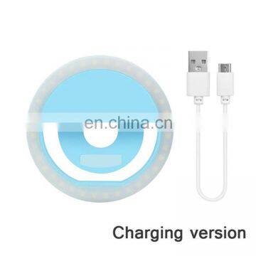 High Brightness Cell Phone Fill Soft Light Circle Lamp Clip On Mobile Photography Color Circular Dimmable Led Selfie Ring Light photo-3