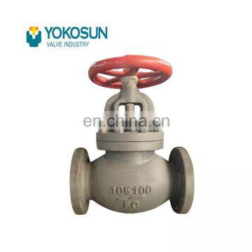 Factory Direct Sale YKV New Style High Quality High Temperature Resistant Cast Iron Marine Globe Valve