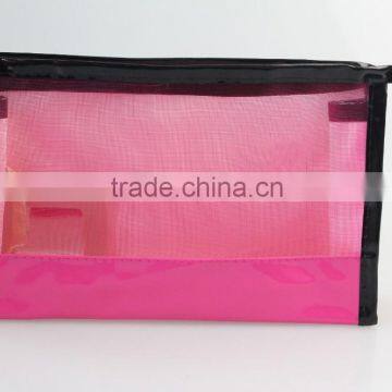Medium Rectangle Red Rose Makeup Pouch for Cosmetic Instruments photo-3