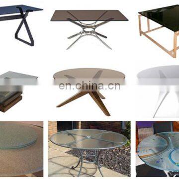 Safety Clear Tempered Glass Table Furniture Glass Tops photo-5