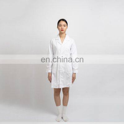 Modern Women's long Sleeve Medical Hospital WomenWhite Comfortable Doctor Nursing Clothing Uniform