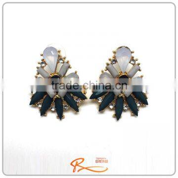 China wholesale market agents single stone earring designs