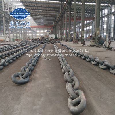 122mm China marine anchor chain stockist anchor chain factory