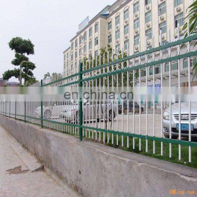 Hot Dip Galvanized Steel Palisade Fence Cheap Wrought Iron Fence Wire Mesh Fence