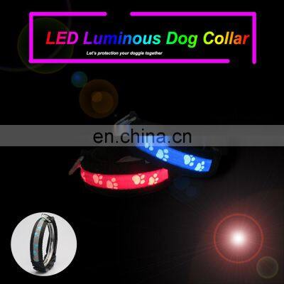 Usb Charging Led Dog Collar Anti-lost/avoid Car Accident Collar For Dogs Puppies Dog Collars Leads Led Supplies Pet Products photo-3