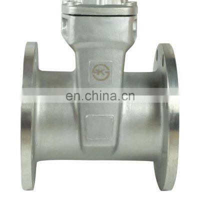 China Flange Type ss304 Valve Standard Steam Globe Gate Valve Water Ductile Cast Brass Iron Gate Valve With Resilient