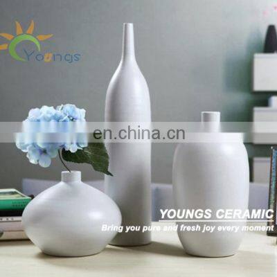 Elegant Handmade Ceramic Artistic Flower Vases Set