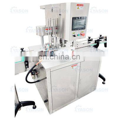 Full Automatic Round Tin Cans Sealer Sealing Machine, Aluminum Metal Can Seamer Seaming Machine for Beverage photo-5