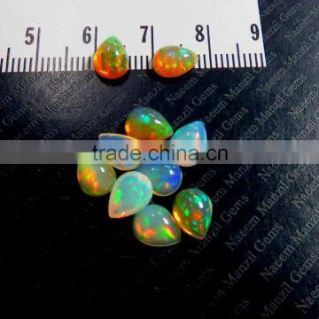 Ethiopian Opal 6x8 mm pear cabochon
